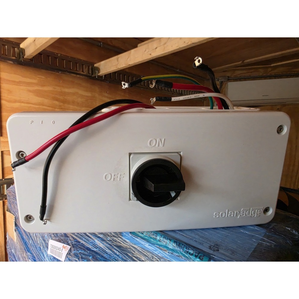 SolarEdge DC Safety Switch Disconnect Assembly Model: DCD-1PH-US-S2H-F